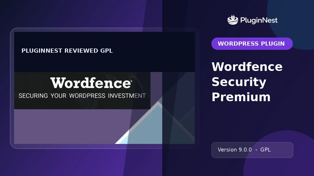Wordfence Security Premium product cover