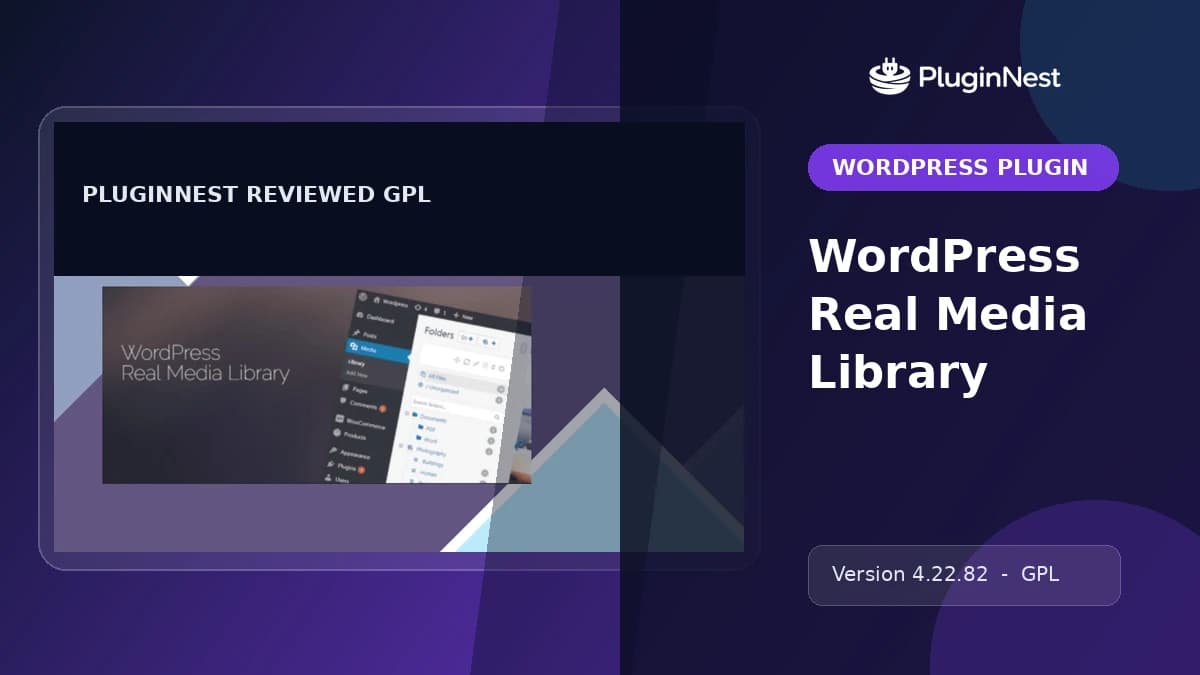 WordPress Real Media Library product cover