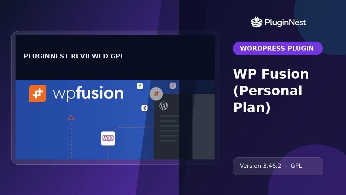 WP Fusion (Personal Plan) product cover