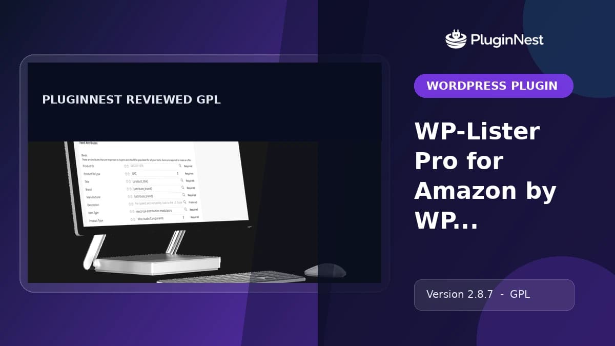WP-Lister Pro for Amazon by WP Lab product cover