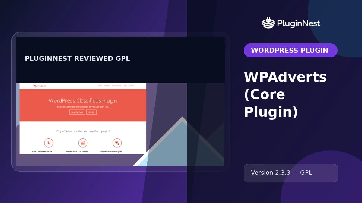 WPAdverts (Core Plugin) product cover