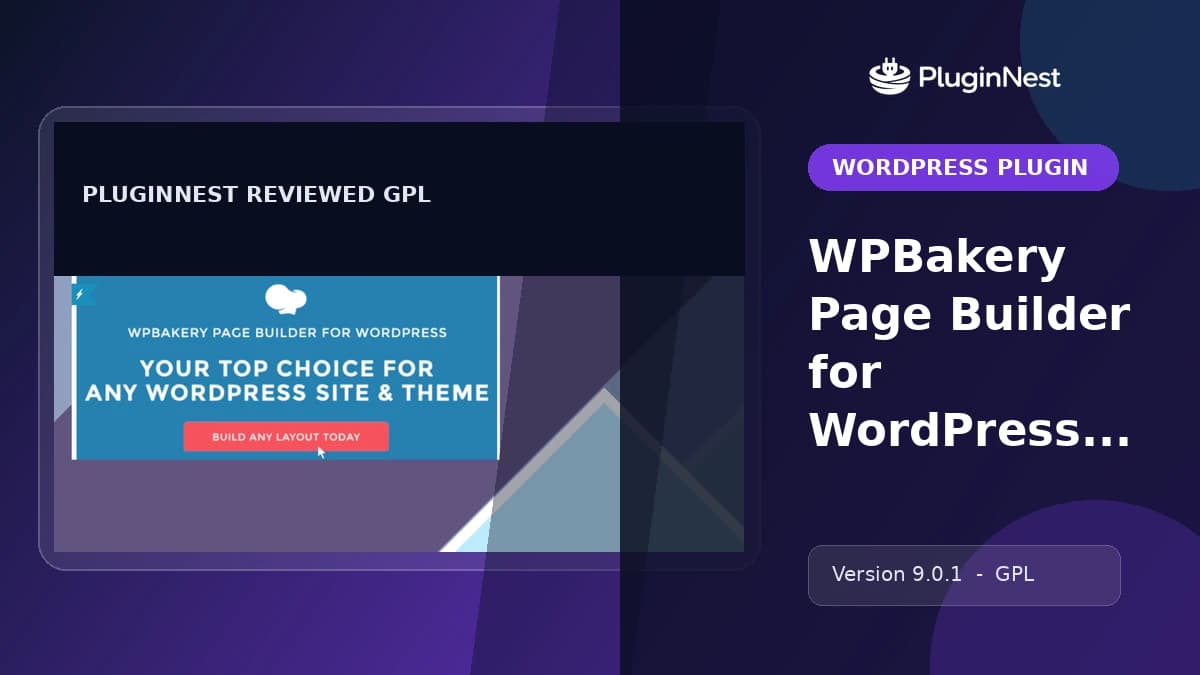 WPBakery Page Builder for WordPress (Visual Composer) product cover