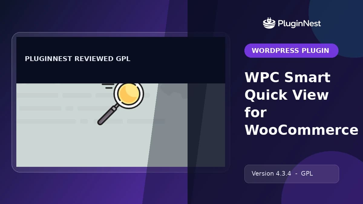 WPC Smart Quick View for WooCommerce product cover