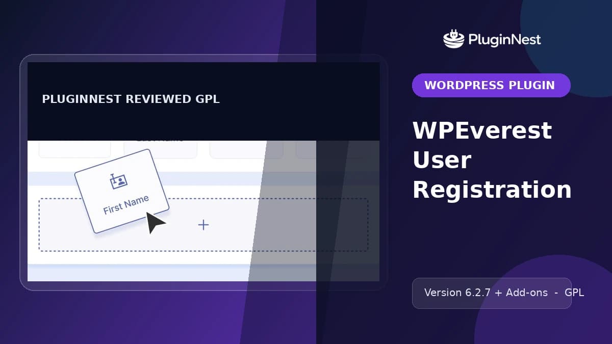 WPEverest User Registration product cover