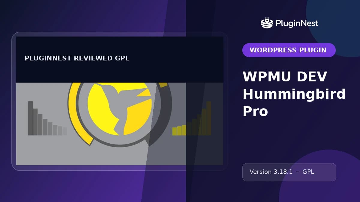 WPMU DEV Hummingbird Pro product cover