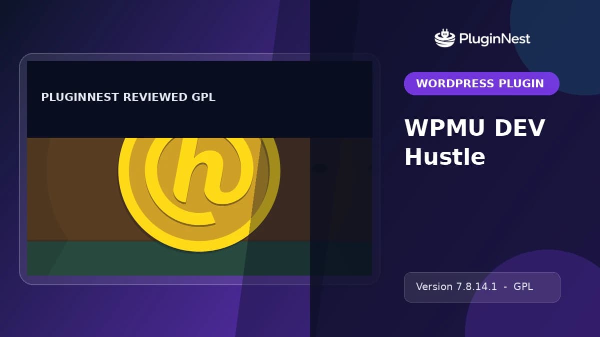 WPMU DEV Hustle product cover