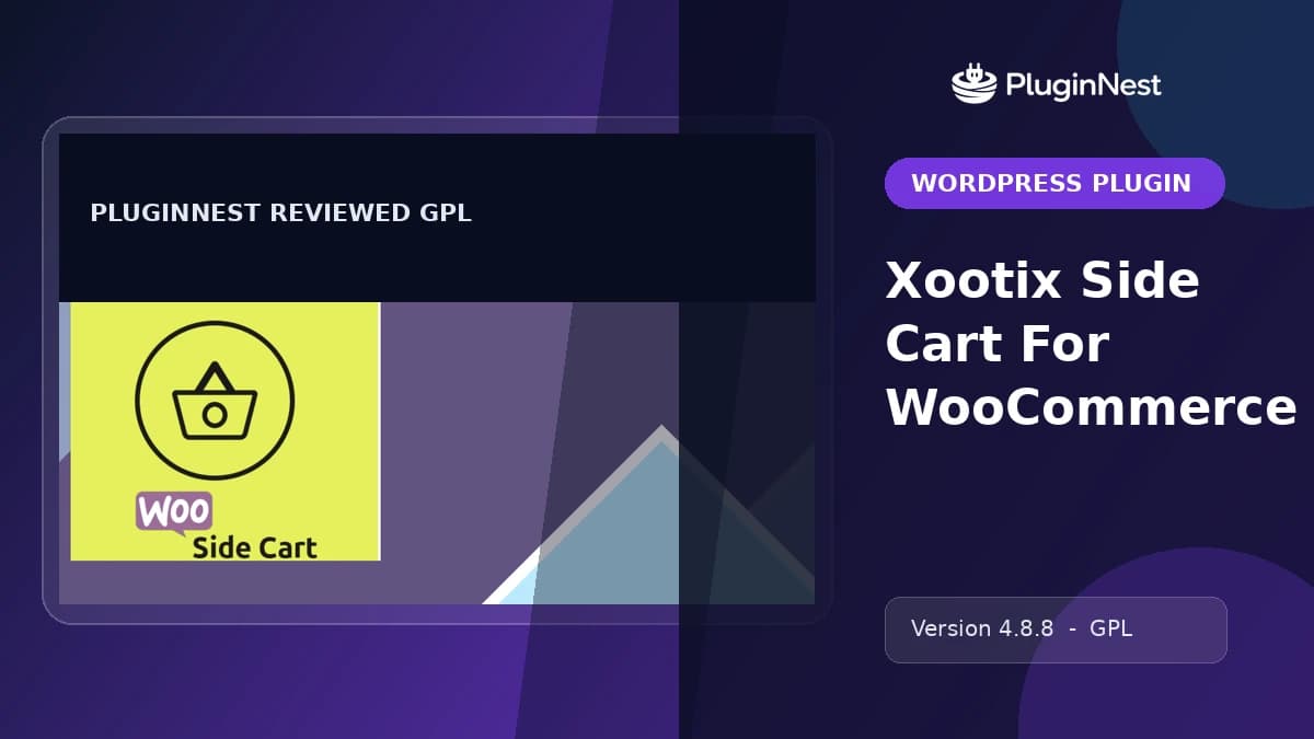 Xootix Side Cart For WooCommerce product cover