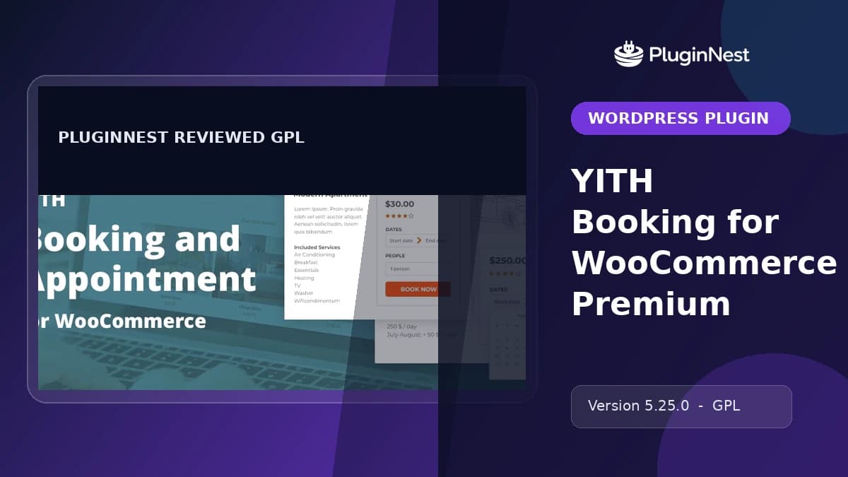 YITH Booking for WooCommerce Premium product cover
