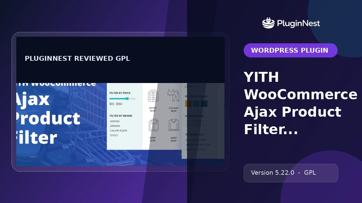 YITH WooCommerce Ajax Product Filter Premium product cover