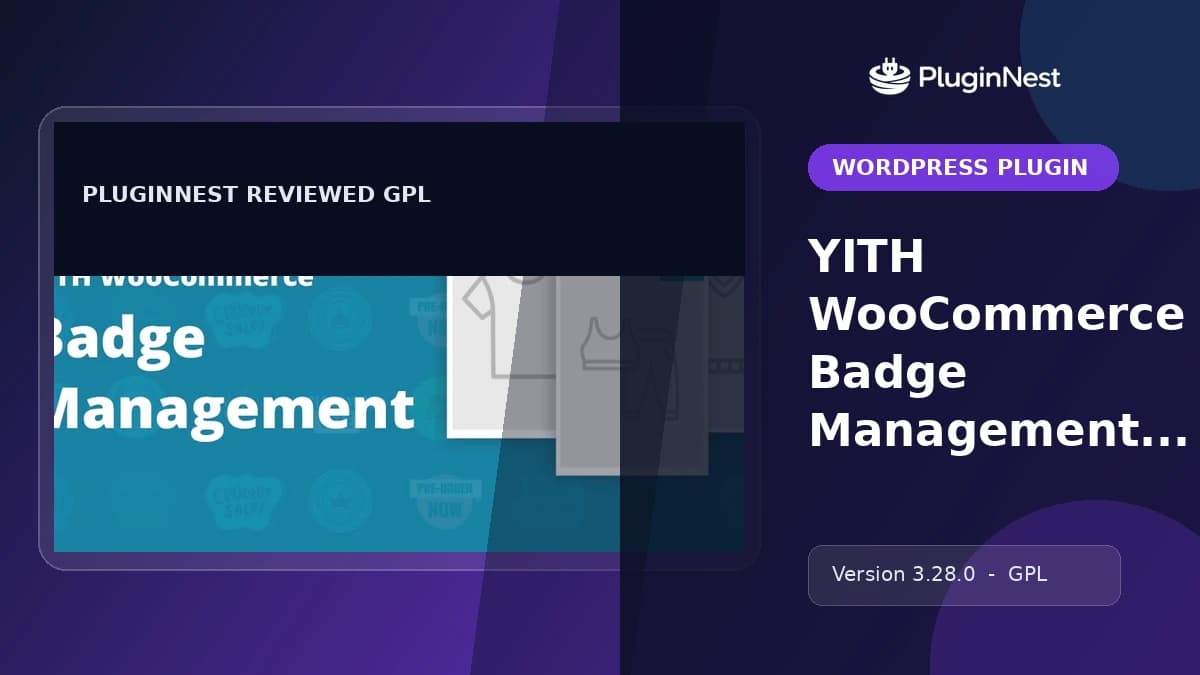 YITH WooCommerce Badge Management Premium product cover
