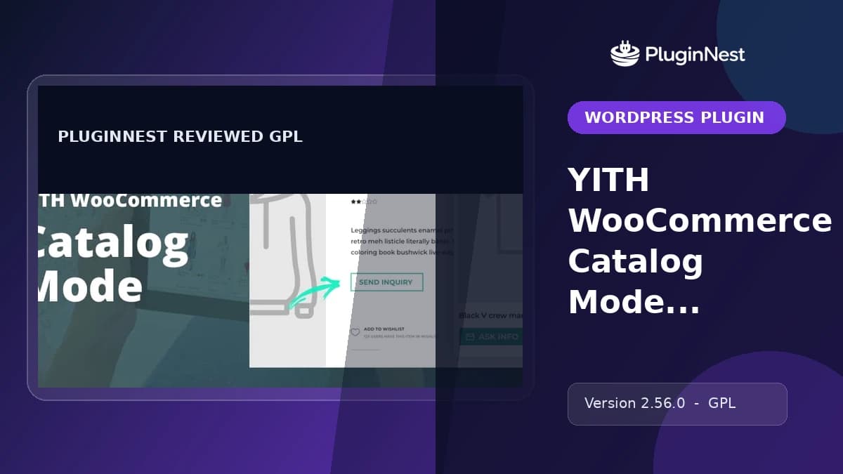 YITH WooCommerce Catalog Mode Premium product cover