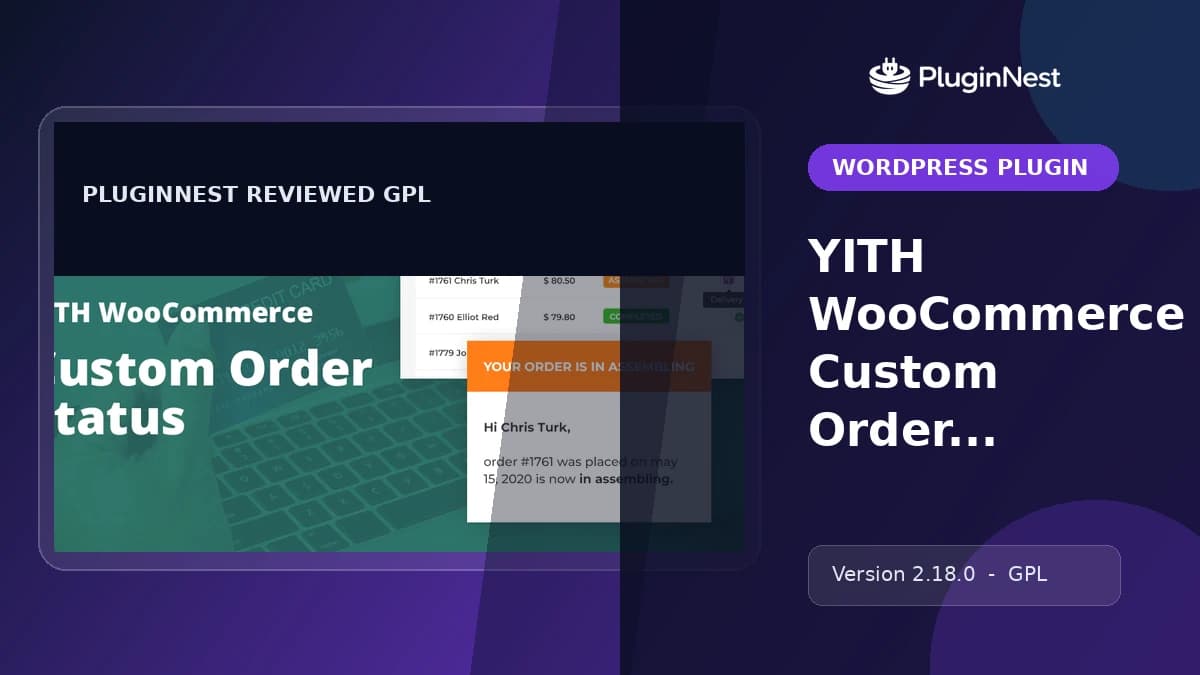 YITH WooCommerce Custom Order Status Premium product cover