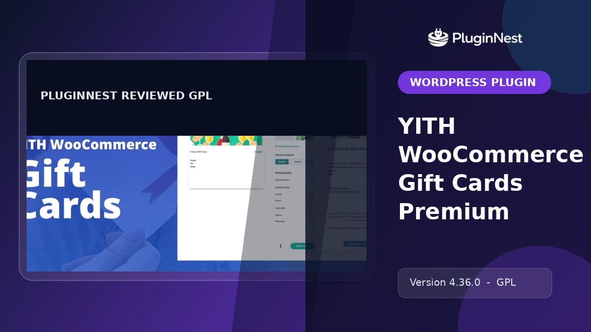 YITH WooCommerce Gift Cards Premium product cover