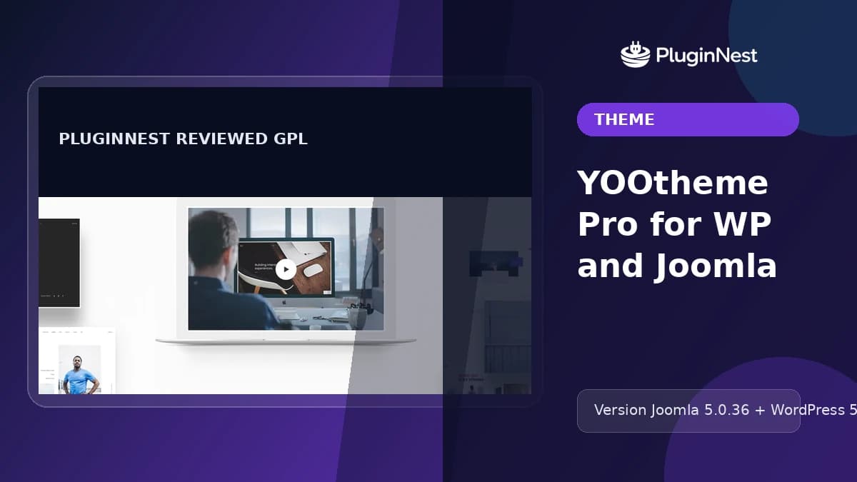 YOOtheme Pro for WP and Joomla product cover
