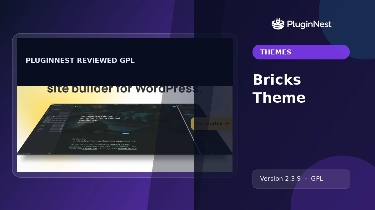 Bricks Theme product cover