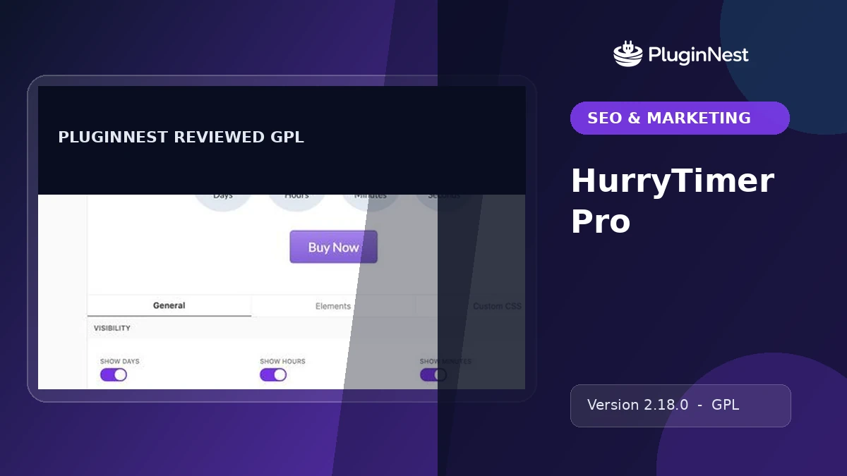 HurryTimer Pro product cover